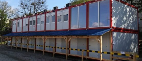 Zaplecze z kontenerów Łódź