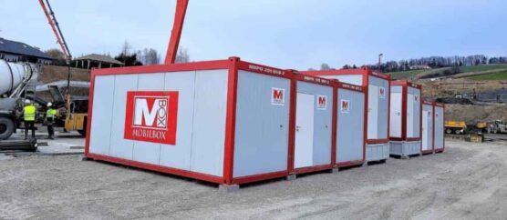 Kontenery Biurowe I Sanitarne Na Budowie Drogi S19 Rzeszów Płd. – Babica