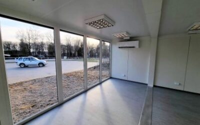 Kontener Kwiaciarnia Wnętrze