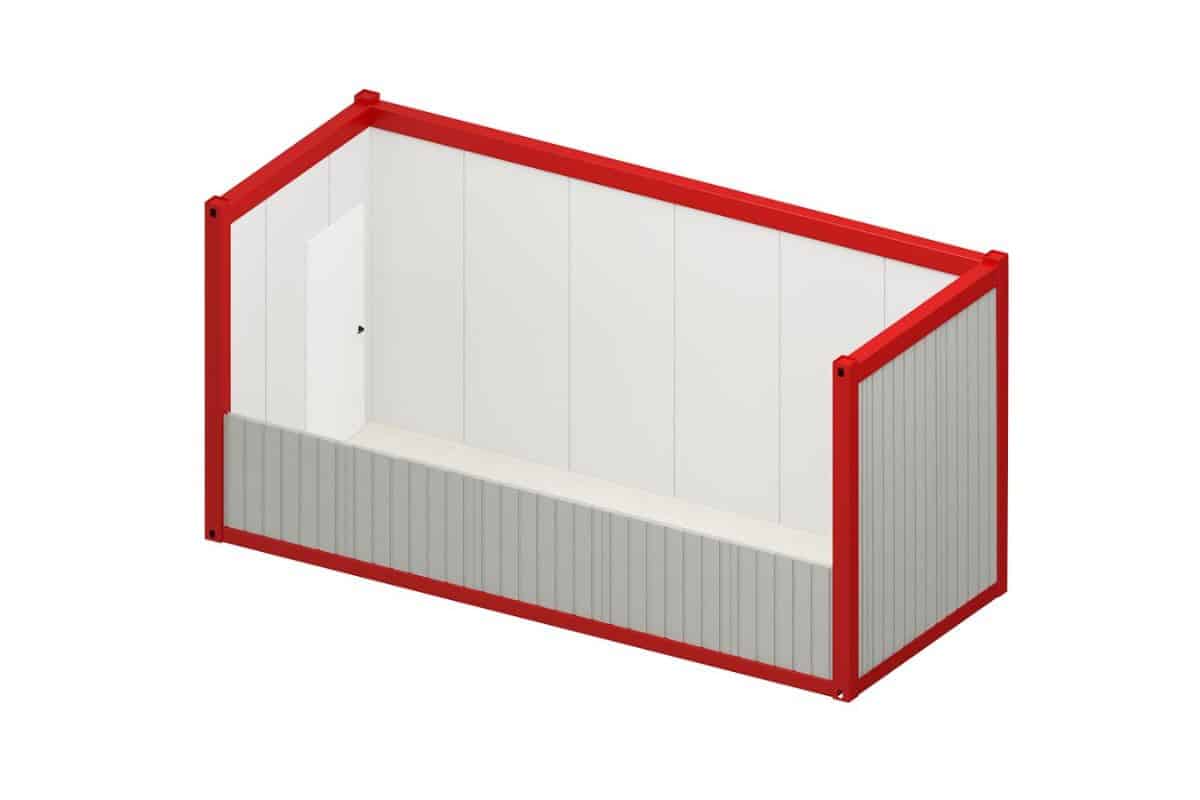 Kontener budowlany korytarzowy mb16