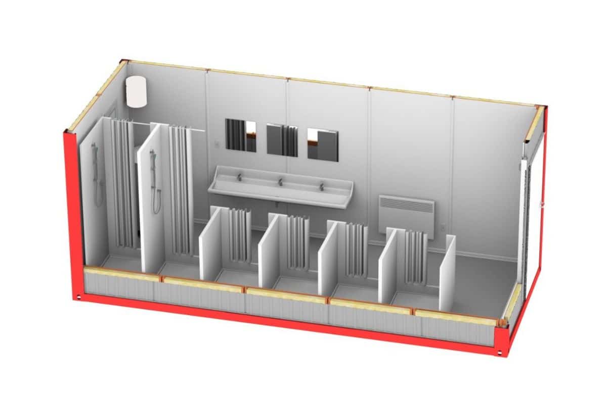 Kontener sanitarny z prysznicem mz 20