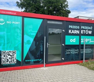 Kontenerowe biuro sprzedaży
