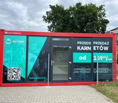 Kontenerowe biuro sprzedaży