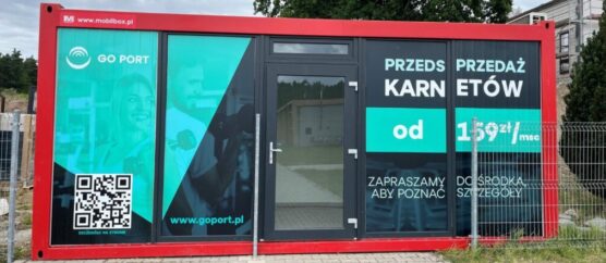 Kontenerowe biuro sprzedaży