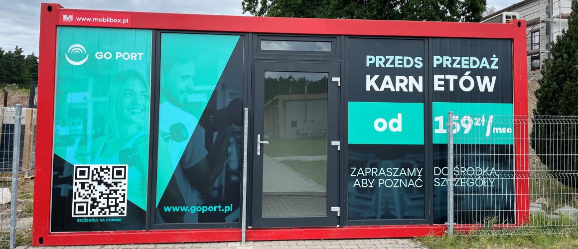 Kontenerowe biuro sprzedaży